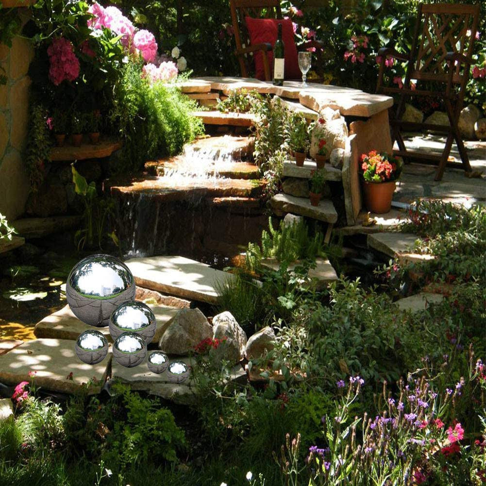 Stainless Steel Garden Viewing Balls – Mirror Finish Decor