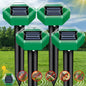 Ultrasonic Mole Repellent — 4-Pack Solar-Powered