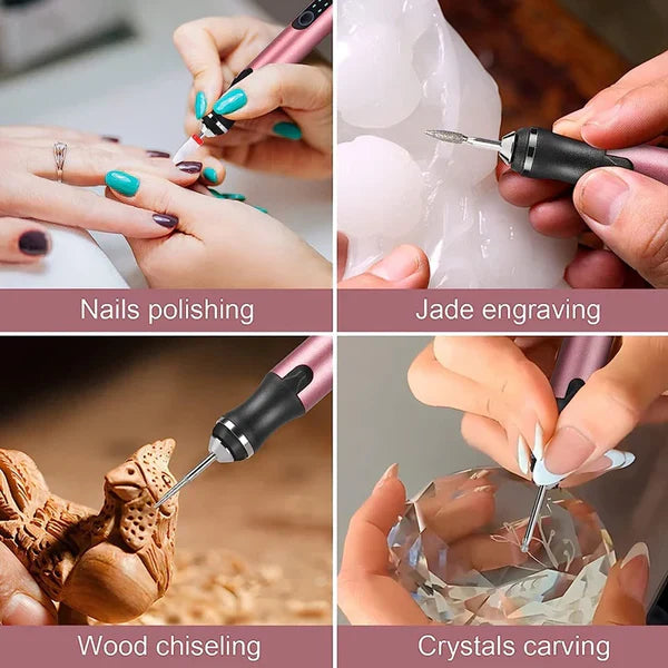 Cordless Engraving Pen – DIY Tool for 50+ Surfaces