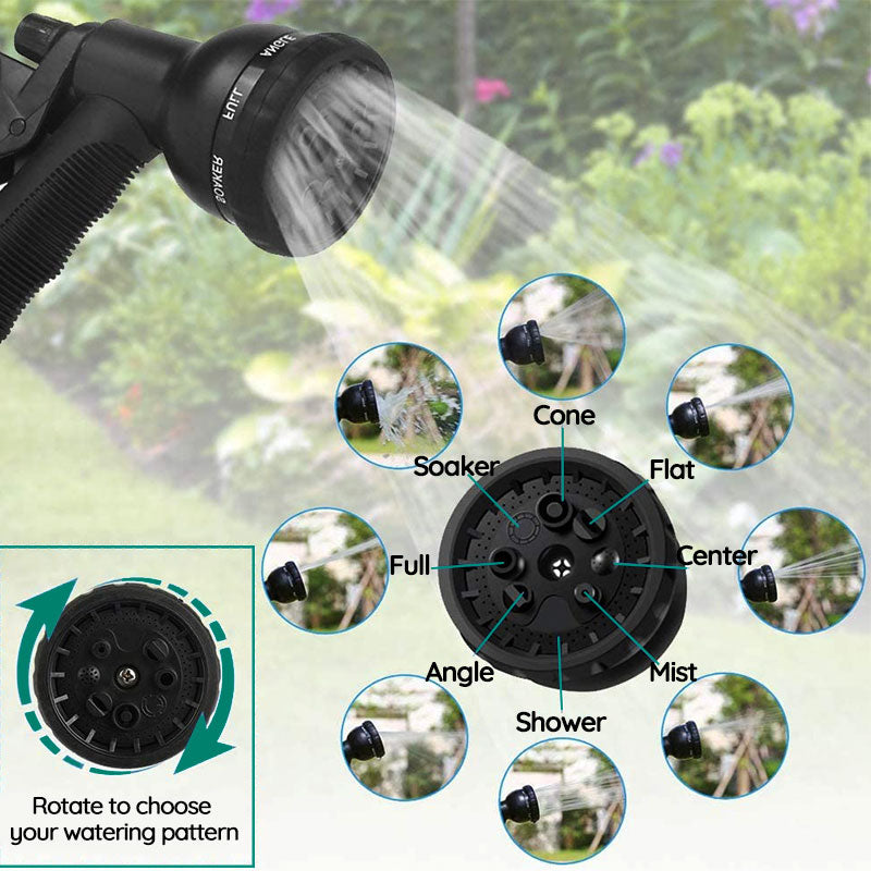 Expandable Garden Water Hose — Lightweight &amp; Kink-Free