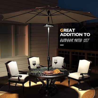 Innovative Parasol Lighting for Outdoor Use