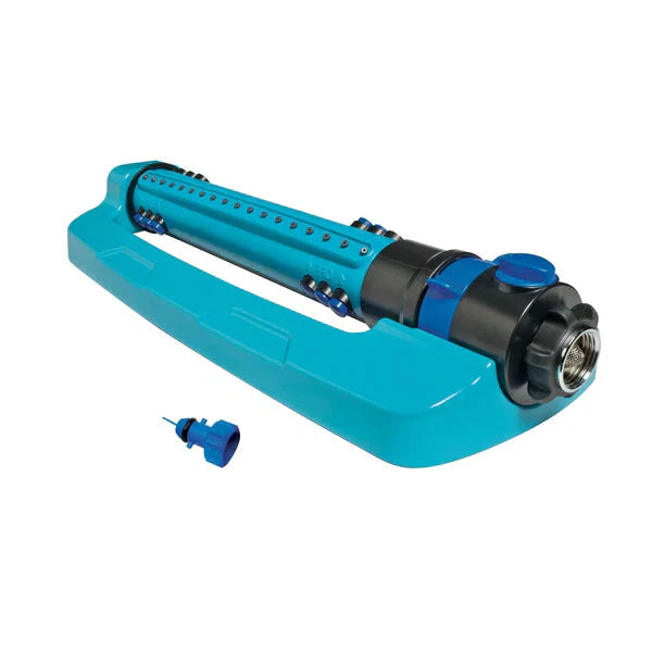 Wide-Range Oscillating Above-Ground Garden Sprinkler System