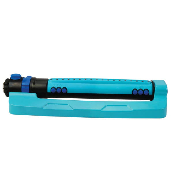 Wide-Range Oscillating Above-Ground Garden Sprinkler System