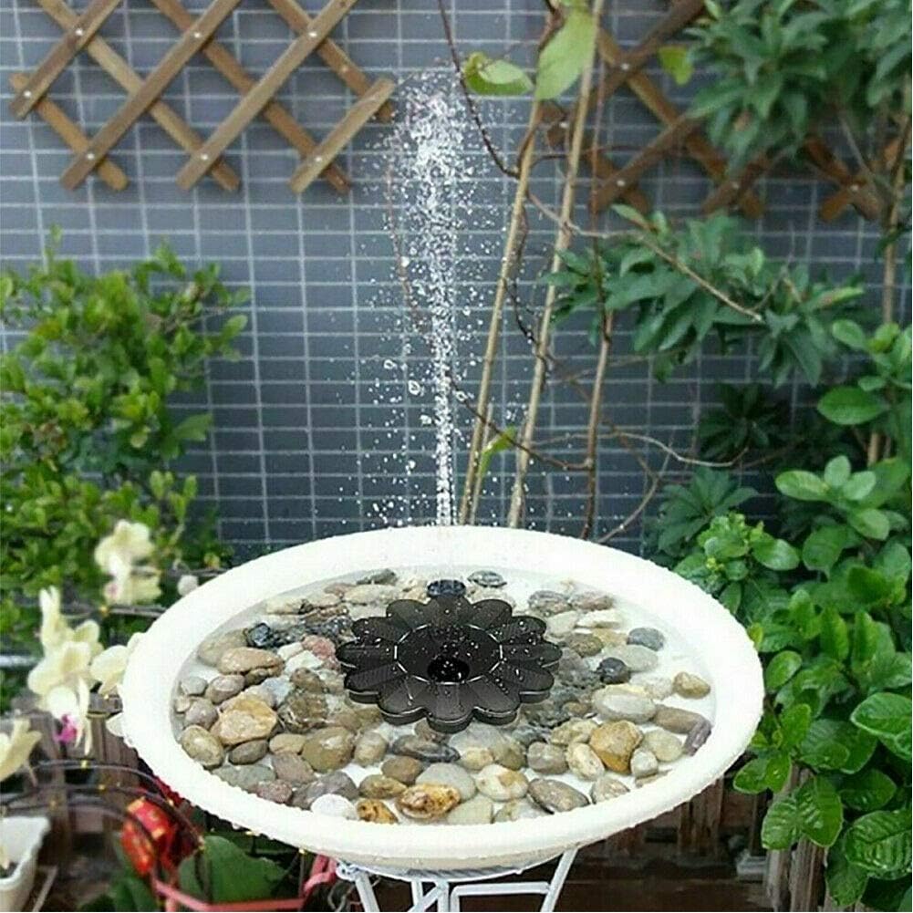 Flower-Shaped Solar Water Fountain for Ponds & Pools