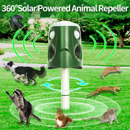 360° Animal Repellent Deterrent — 3-in-1 Protection