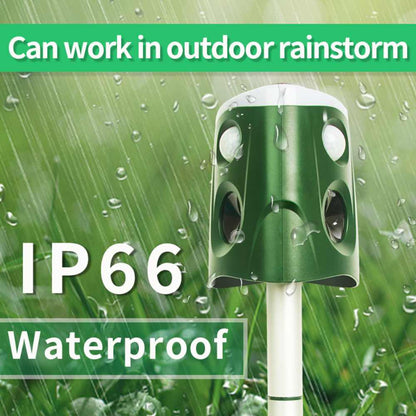 360° Animal Repellent Deterrent — 3-in-1 Protection