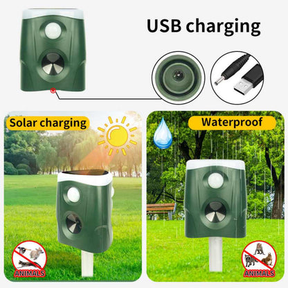 360° Animal Repellent Deterrent — 3-in-1 Protection