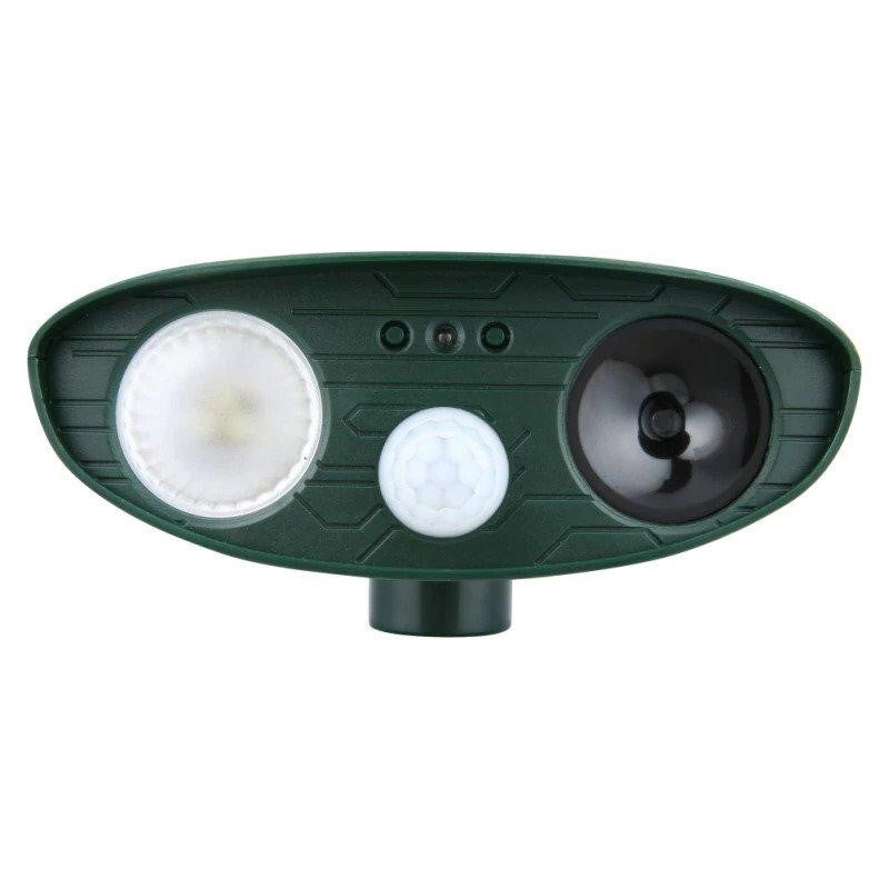 Ultrasonic Rabbit Repeller — Solar-Powered Flashing Light Deterrent