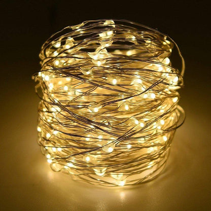 String Solar Lights Outdoor – Clear Cable