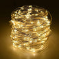 String Solar Lights Outdoor – Clear Cable