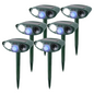 Ultrasonic Rabbit Repeller — Solar-Powered Flashing Light Deterrent