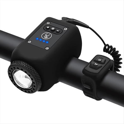 Electric Bike Horn and Front Light – Cycling Safety Combo