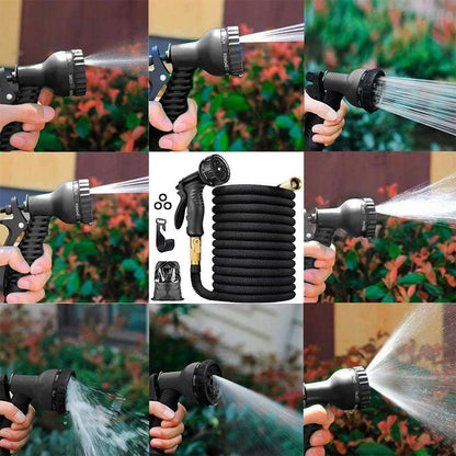 Expandable Garden Water Hose — Lightweight &amp; Kink-Free