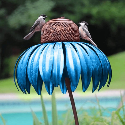 Coneflower Bird Feeder — Colorful Garden Bird Feeder