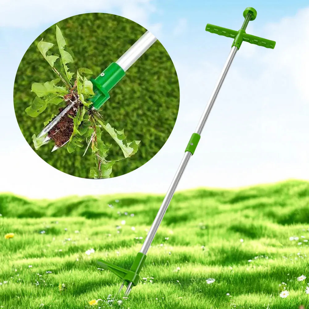 Long Handle Weed Puller Tool – Foot Pedal & Claw Design