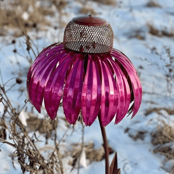 Coneflower Bird Feeder — Colorful Garden Bird Feeder