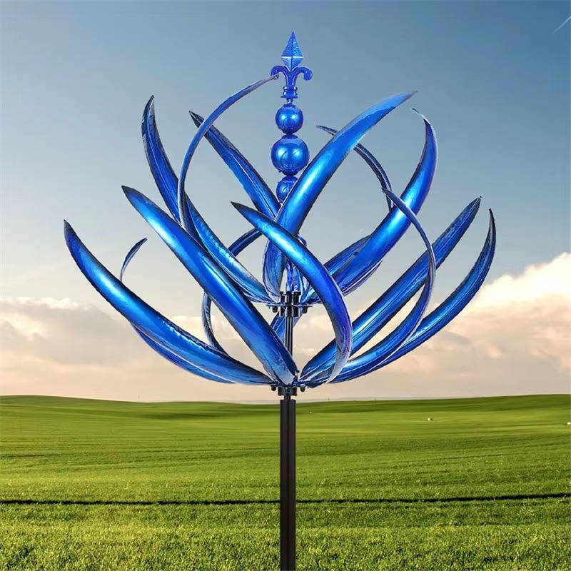 Metal Wind Spinner – Decorative Garden Yard Art