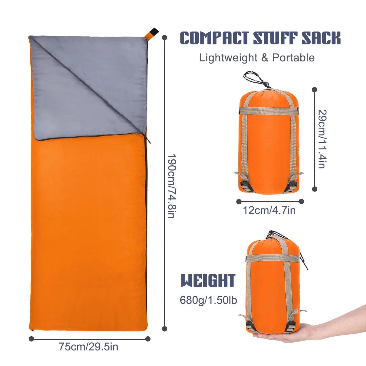Sleeping Bag for Adults – Camping & Outdoor Sleeping Bag