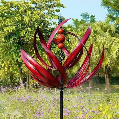 Metal Wind Spinner – Decorative Garden Yard Art
