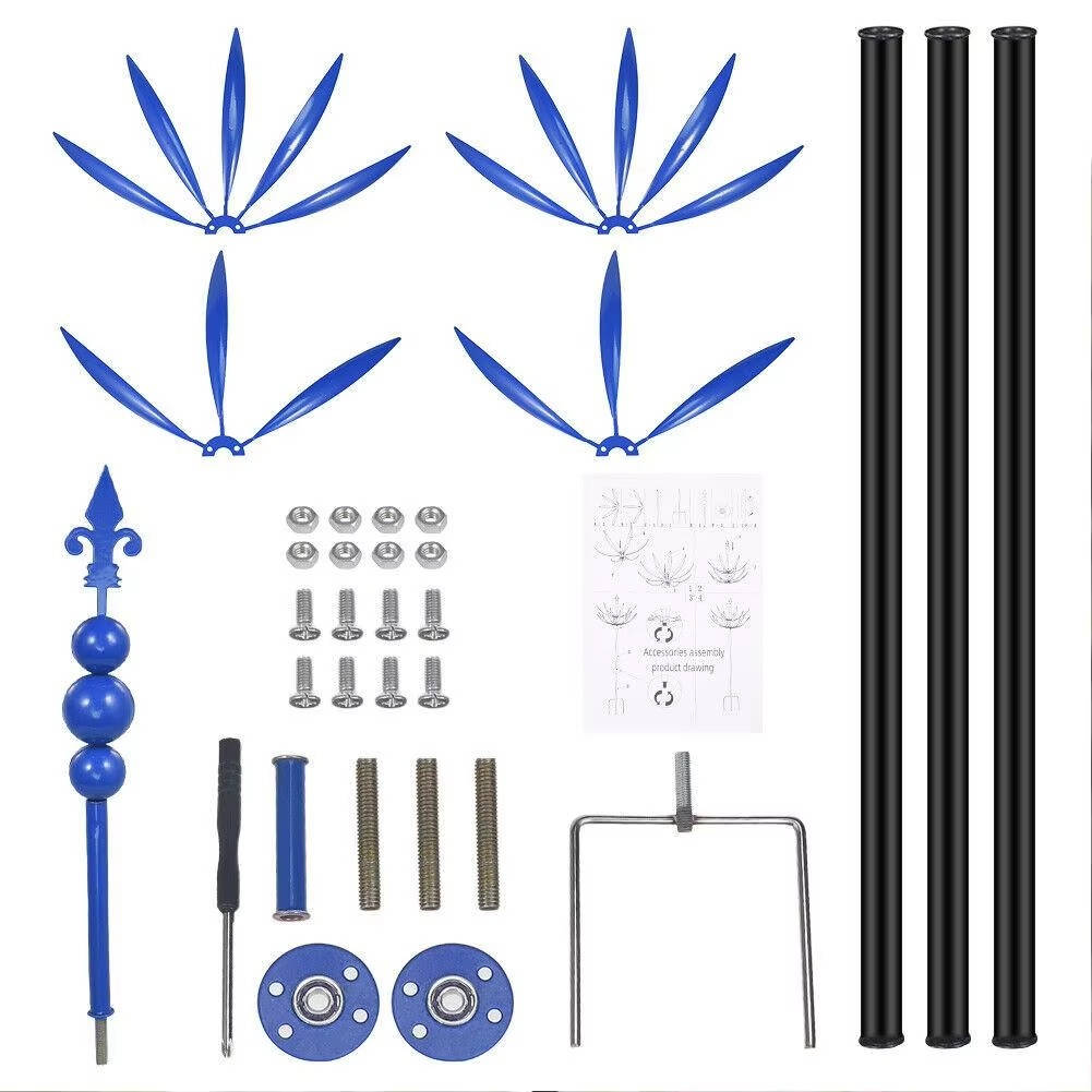 Metal Wind Spinner – Decorative Garden Yard Art