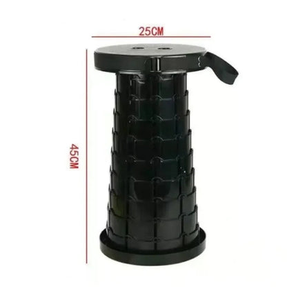 Collapsible Folding Telescopic Stool – Camping & Fishing Seat
