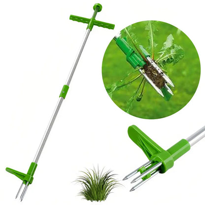 Long Handle Weed Puller Tool – Foot Pedal & Claw Design