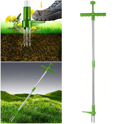 Long Handle Weed Puller Tool – Foot Pedal & Claw Design