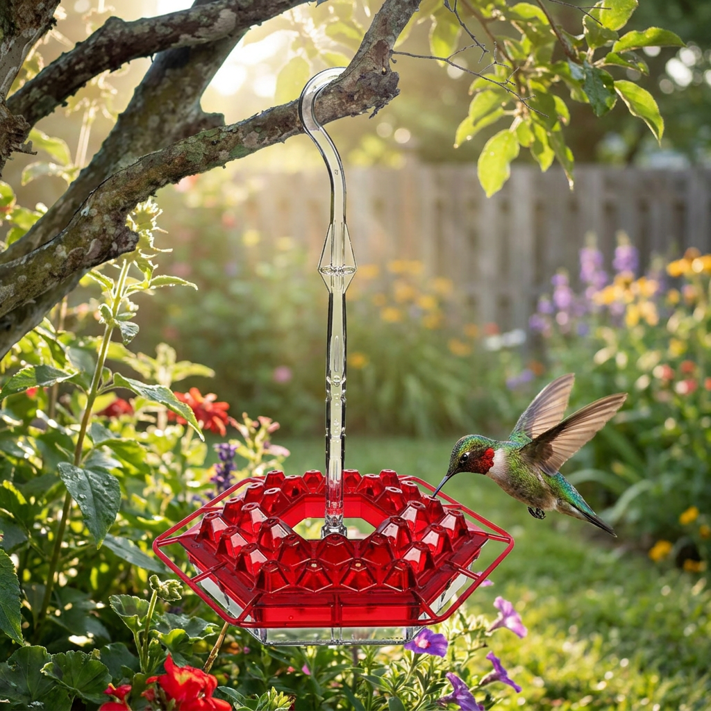 Ant-Proof Hummingbird Feeder - lifestyle photo