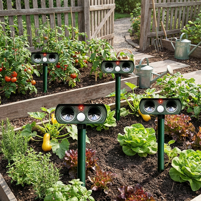 Infrared Solar Animal Pest Repeller - lifestyle photo