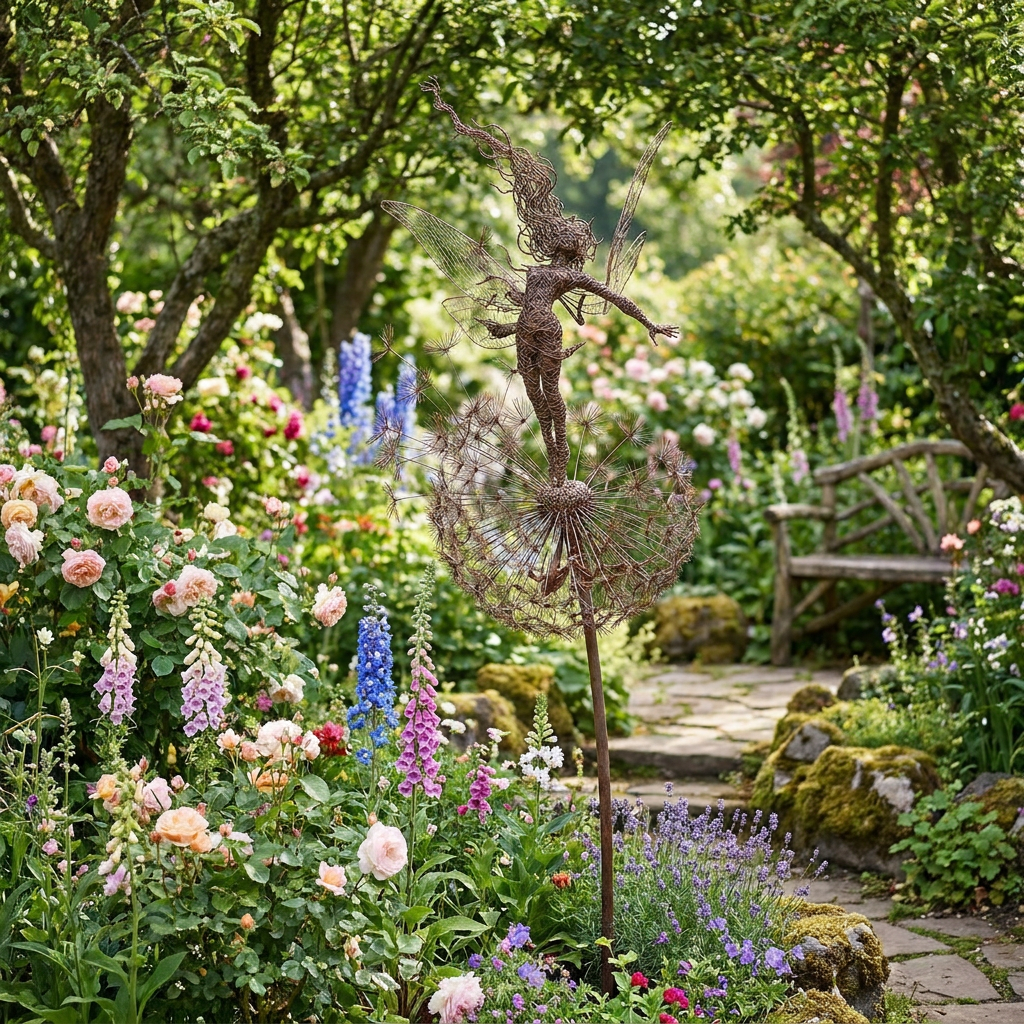 Whimsical Fairy Garden Decoration - lifestyle photo