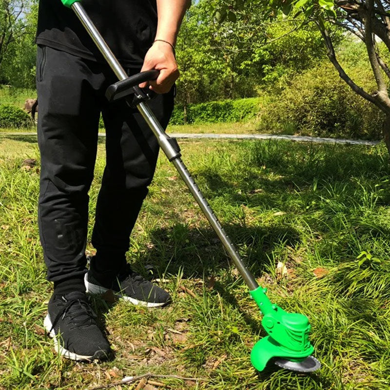 Cordless Battery-Operated Grass Trimmer — Powerful Electric Edging