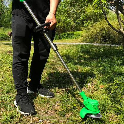 Cordless Battery-Operated Grass Trimmer — Powerful Electric Edging