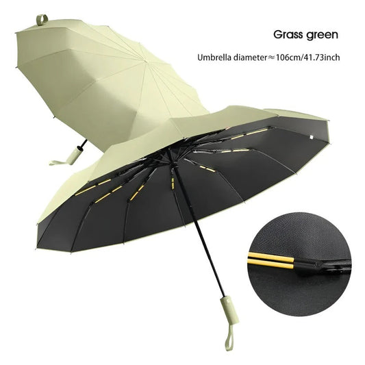Eco-Friendly Windproof Umbrella — UV-Blocking Foldable Umbrella