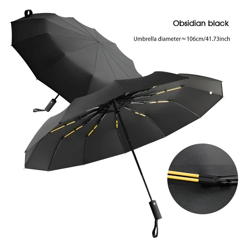 Eco-Friendly Windproof Umbrella — UV-Blocking Foldable Umbrella