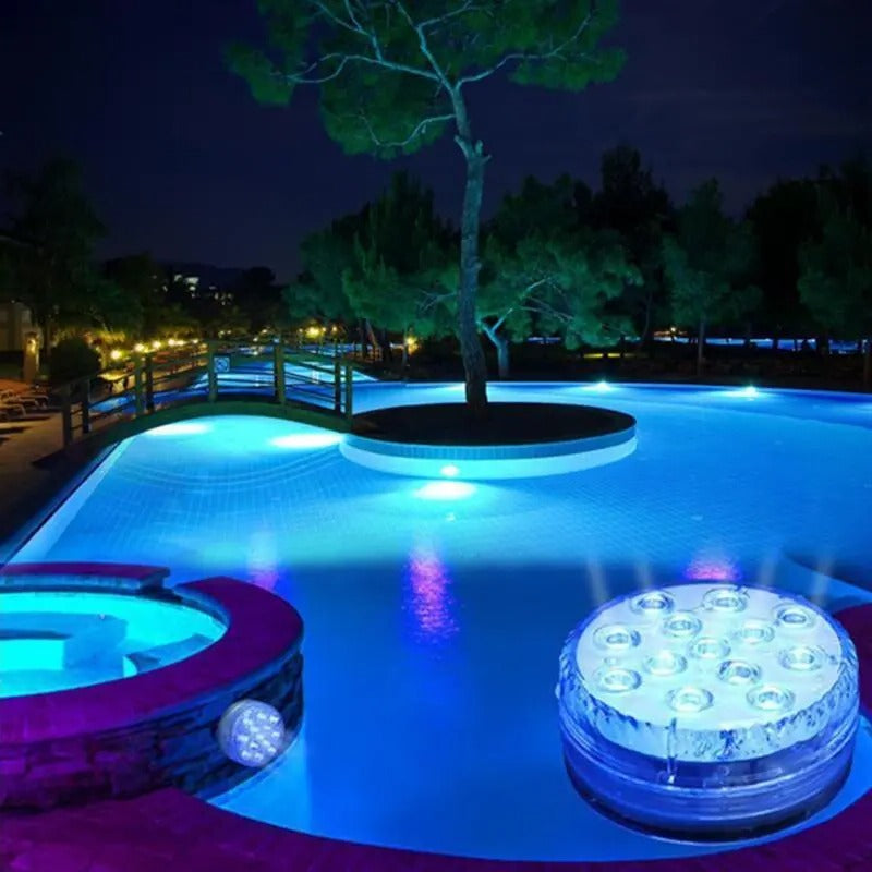 Submersible LED Lights with Remote – Pool & Hot Tub Lighting