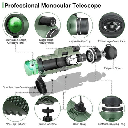 Handheld Compact Monocular – 600x Zoom