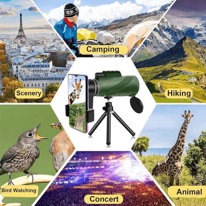 Handheld Compact Monocular – 600x Zoom