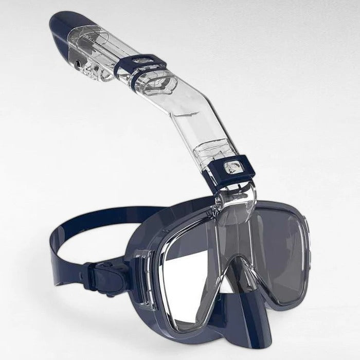 Snorkeling Mask with Dry Top System — Panoramic Anti-Fog View
