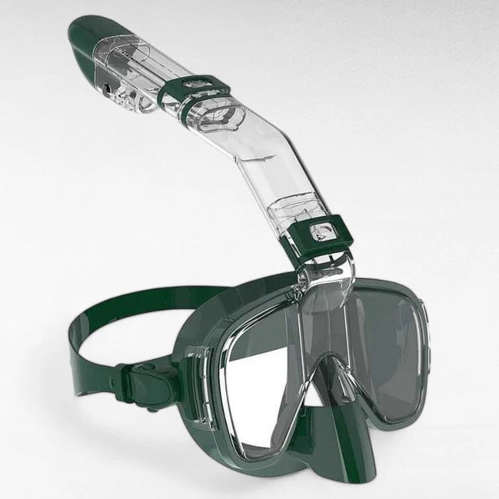 Snorkeling Mask with Dry Top System — Panoramic Anti-Fog View
