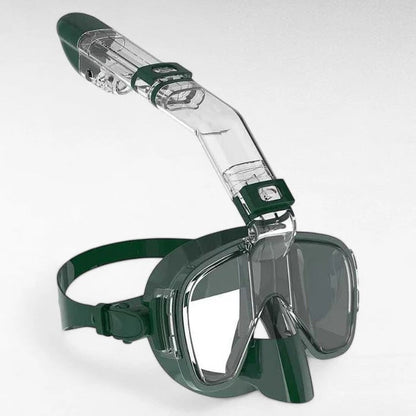 Snorkeling Mask with Dry Top System — Panoramic Anti-Fog View