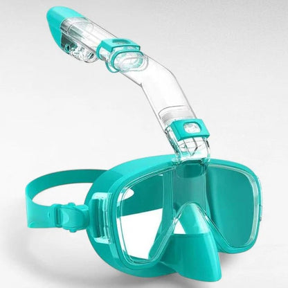 Snorkeling Mask with Dry Top System — Panoramic Anti-Fog View