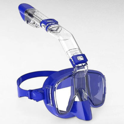 Snorkeling Mask with Dry Top System — Panoramic Anti-Fog View