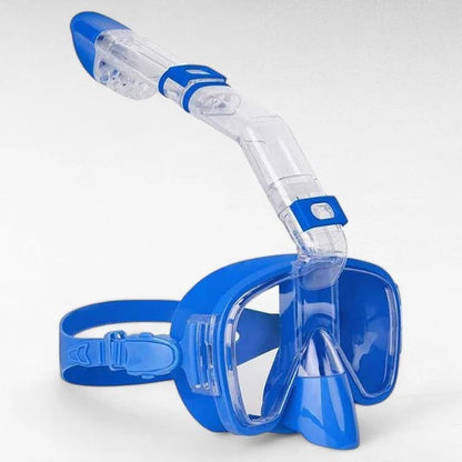 Snorkeling Mask with Dry Top System — Panoramic Anti-Fog View