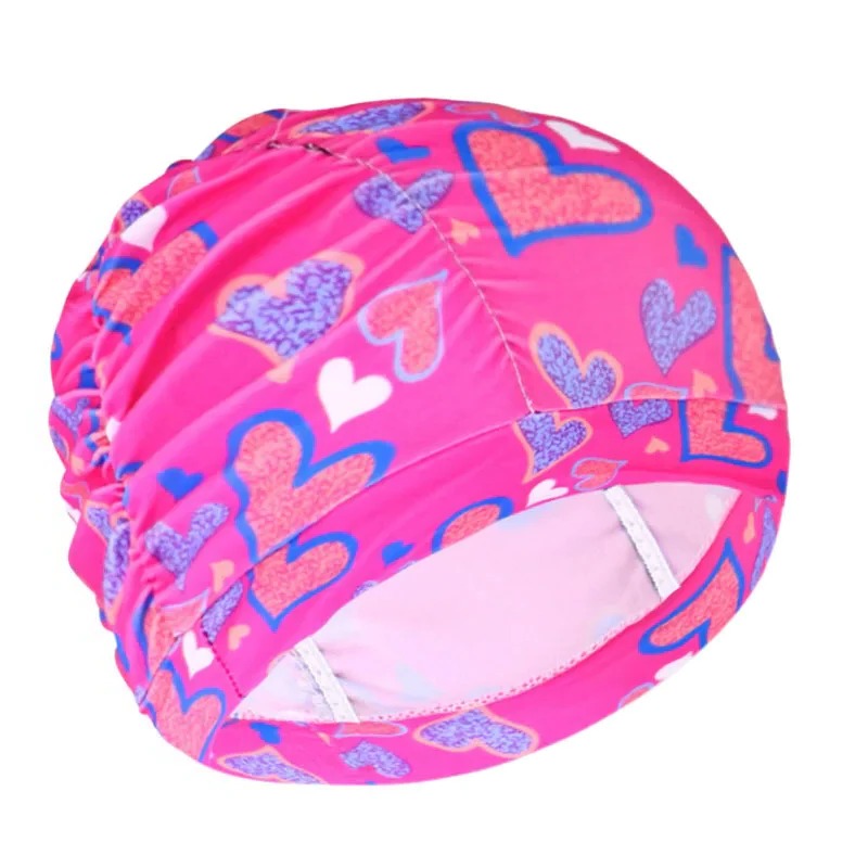 Stylish Stretch Swimming Cap — Turban-Inspired Design