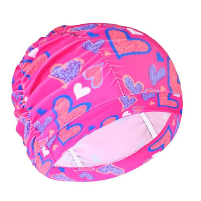 Stylish Stretch Swimming Cap — Turban-Inspired Design