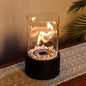 Portable Glass Tabletop Fireplace – Smokeless Fire Feature
