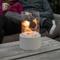 Portable Glass Tabletop Fireplace – Smokeless Fire Feature
