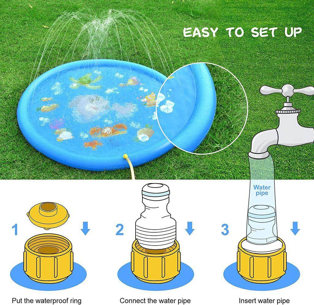 Sprinkler Splash Pad for Kids