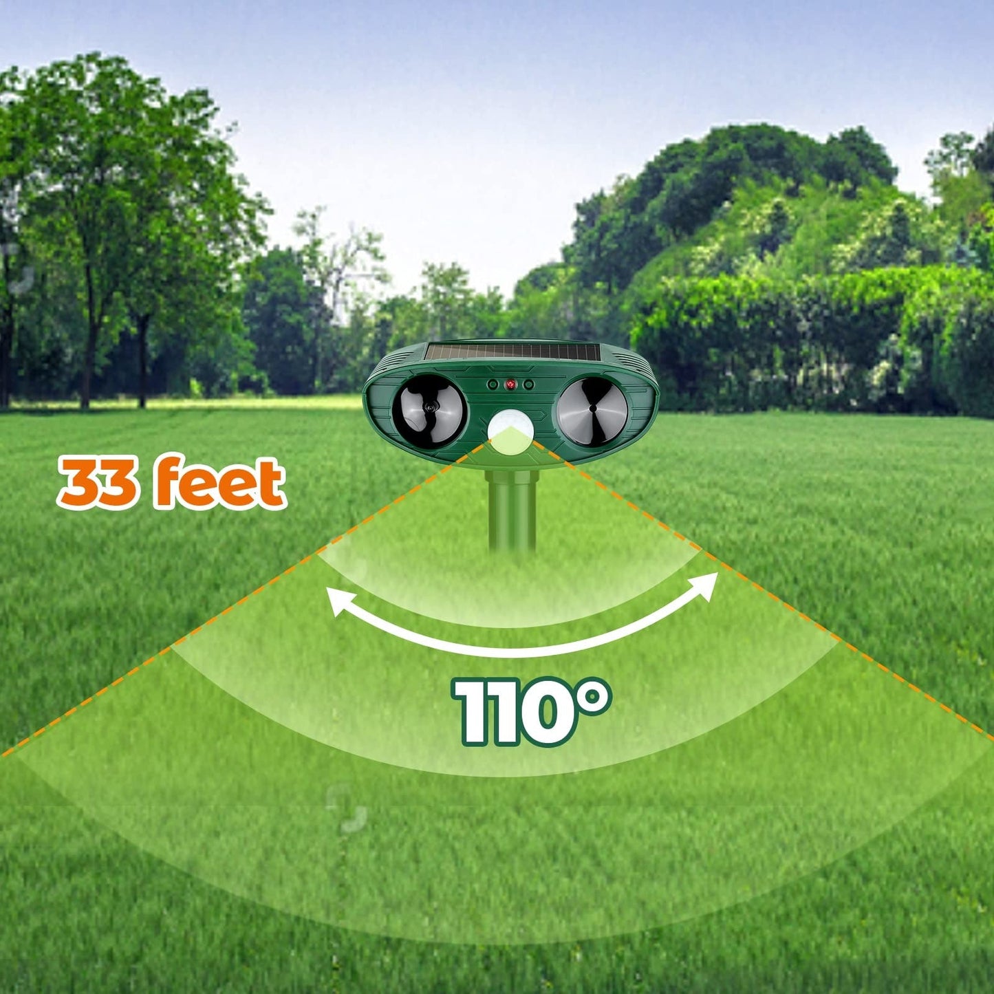 Ultrasonic Woodpecker Repellent – Bird Deterrent for Home & Garden