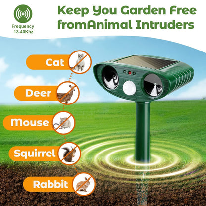 Ultrasonic Woodpecker Repellent – Bird Deterrent for Home & Garden